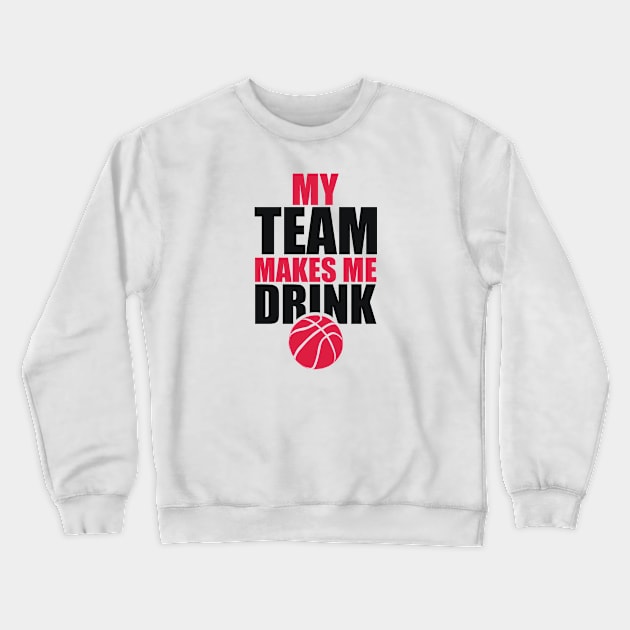 NBA Chicago Bulls Drink Crewneck Sweatshirt by SillyShirts